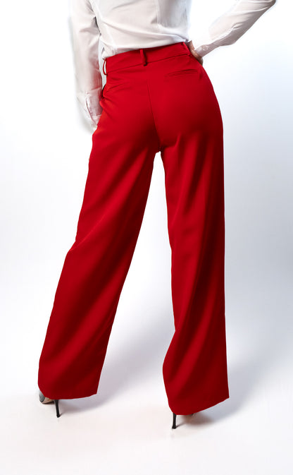 Pantalón Palazo Rojo